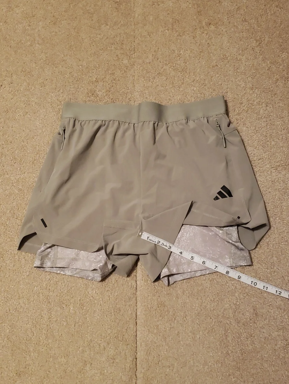 Adidas Men's Green PrimeLift Workout 2in1 Shorts